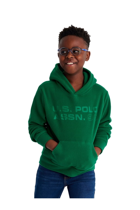 Boys Polar Fleece Pullover Hoodie, Sizes 4-18