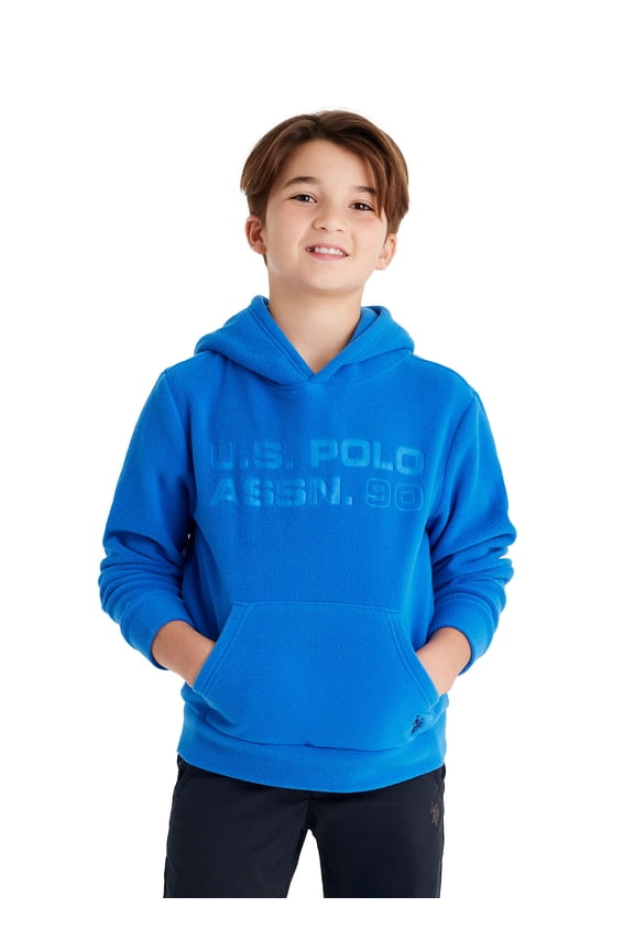 Boys Polar Fleece Pullover Hoodie, Sizes 4-18