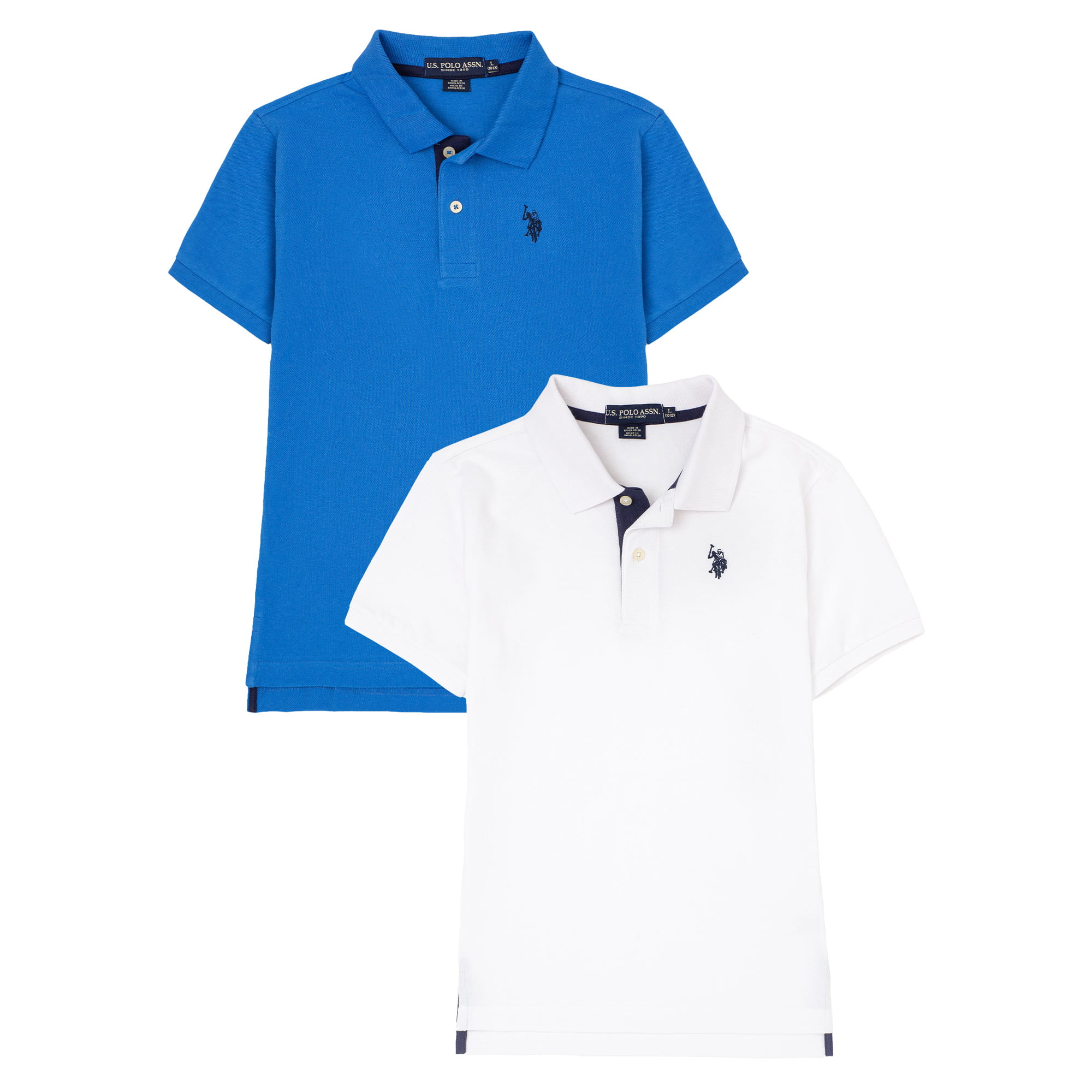 Relative Predictor Torrent U.S. Polo Assn. Boys Polo Shirt, 2-Pack, Sizes 4-18 - Walmart.com