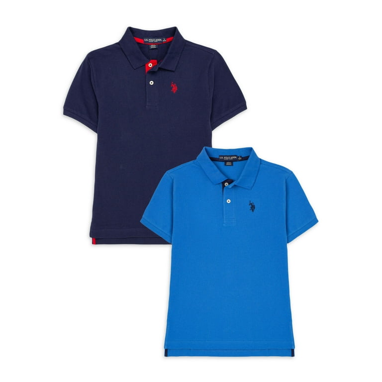 U.S. Polo Assn. Boys Polo Shirt, 2-Pack, Sizes 4-18