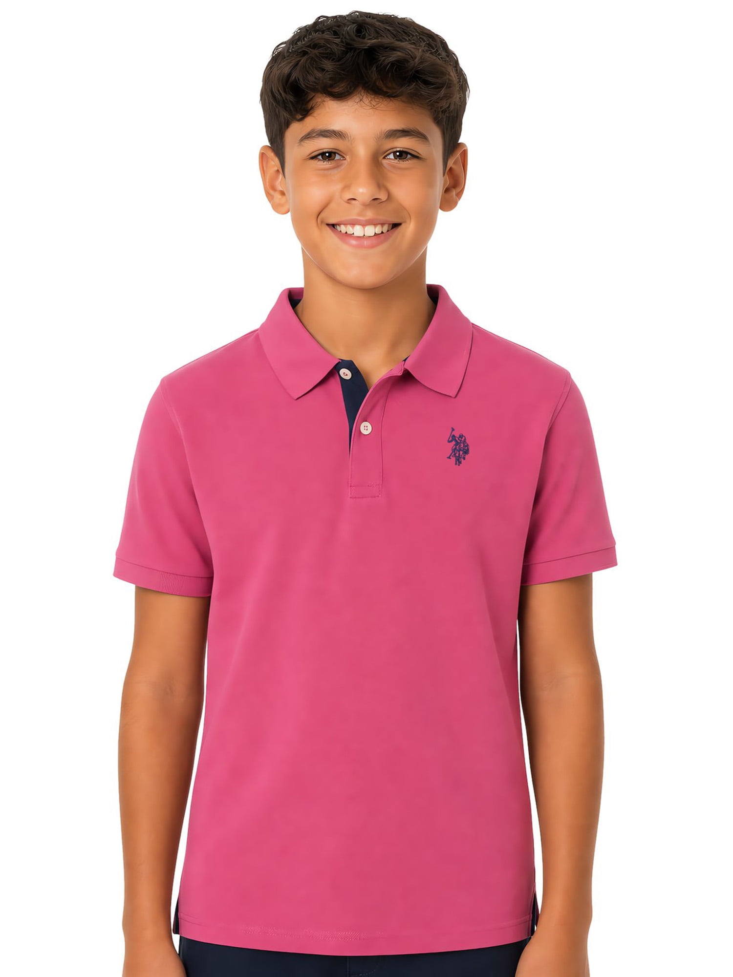 U.S. Polo Assn. Boys Pique Polo Shirt, Sizes 4-18