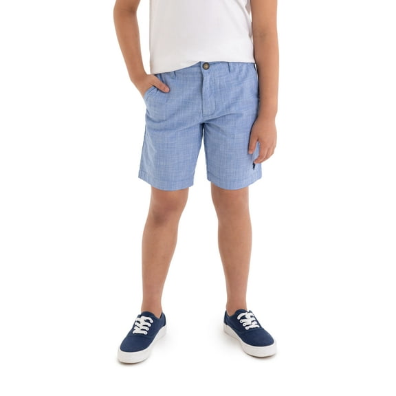 U.S. Polo Assn. Boys Printed Twill Hartford Short, Sizes 4-18