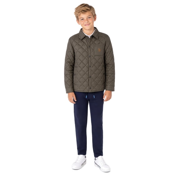 U.S. Polo Assn. Boys' Pull On Straight Utility Pant, Sizes 4-18
