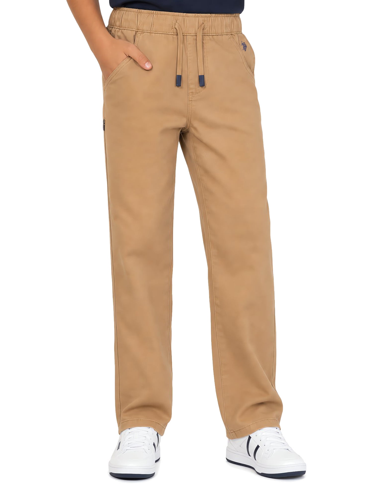 U.S. Polo Assn. Boys' Pull On Straight Utility Pant, Sizes 4-18
