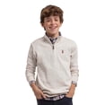 thumbnail image 1 of U.S. Polo Assn. Boys Quarter Zip Fleece Mock Neck Pullover, Sizes 4-18, 1 of 6
