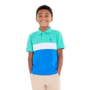 U.S. Polo Assn. Boys Colorblock Pique Polo Shirt, Sizes 4-18