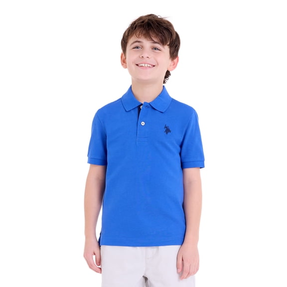 U.S. Polo Assn. Boys Pique Polo Shirt, Sizes 4-18