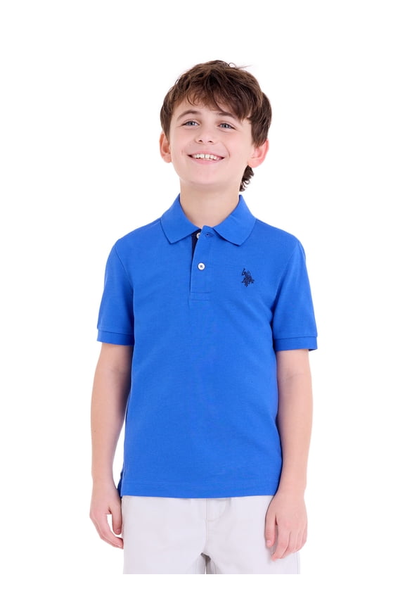 Boys Pique Polo Shirt, Sizes 4-18