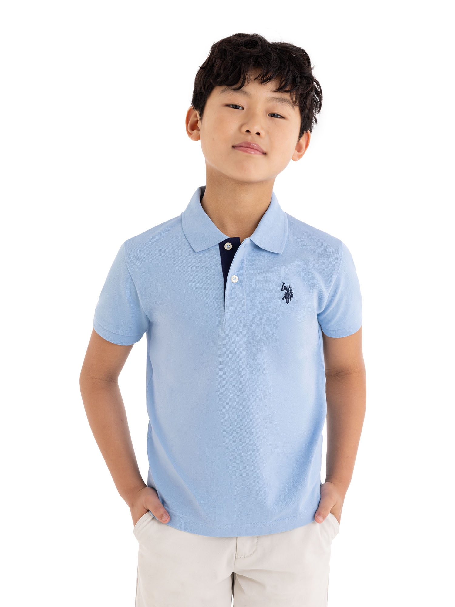 U.S. Polo Assn. Boys Pique Polo Shirt, Sizes 4-18