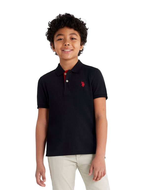 Boys Pique Polo Shirt, Sizes 4-18