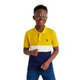 thumbnail image 1 of U.S. Polo Assn. Boys Short Sleeve Pique Polo Shirt, Sizes 4-18, 1 of 3