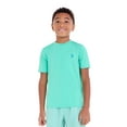 thumbnail image 1 of U.S Polo Assn. Boys Short Sleeve Rashguard, Sizes 4-18, 1 of 4