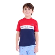 Boys Short Sleeve Rashguard, Sizes 4-18