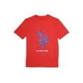 thumbnail image 1 of U.S. Polo Assn. Boys Short Sleeve Rashguard with UPF 50 Sun Protection, Sizes XS-XXL, 1 of 3