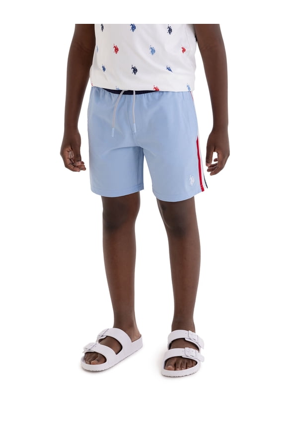 Boys Side Tape Swim Short, Sizes 4-18