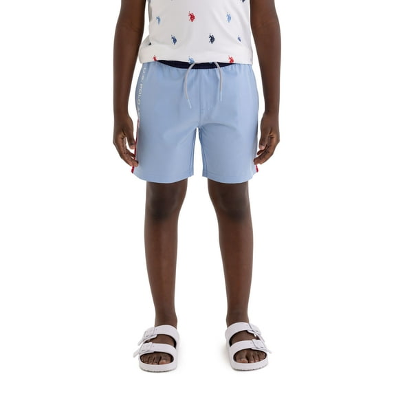 U.S. Polo Assn. Boys Side Tape Swim Short, Sizes 4-18