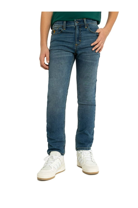 Boys Skinny Knit Denim Jean, Sizes 4-18