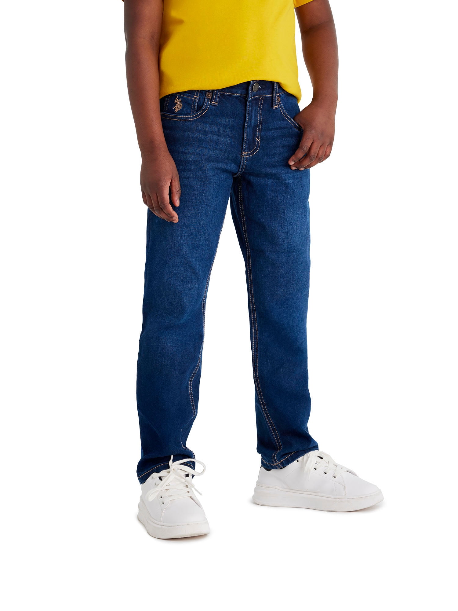 Boys Straight Fit Denim Jean, Sizes 4-18