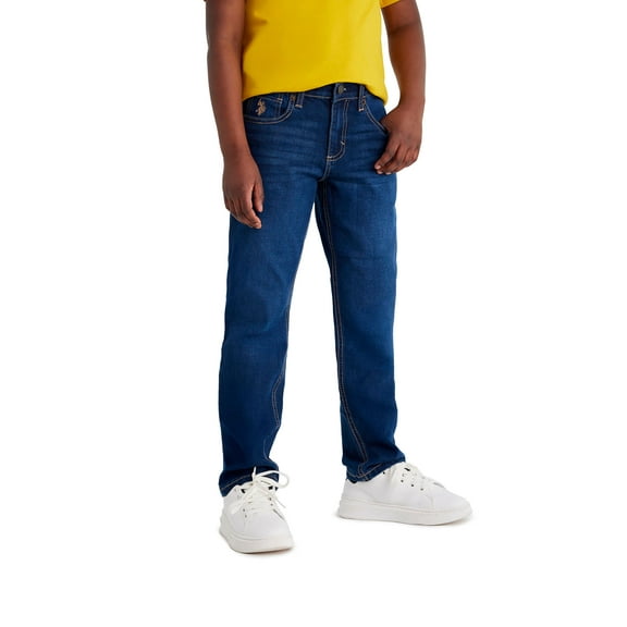 U.S. Polo Assn. Boys Straight Fit Denim Jean, Sizes 4-18