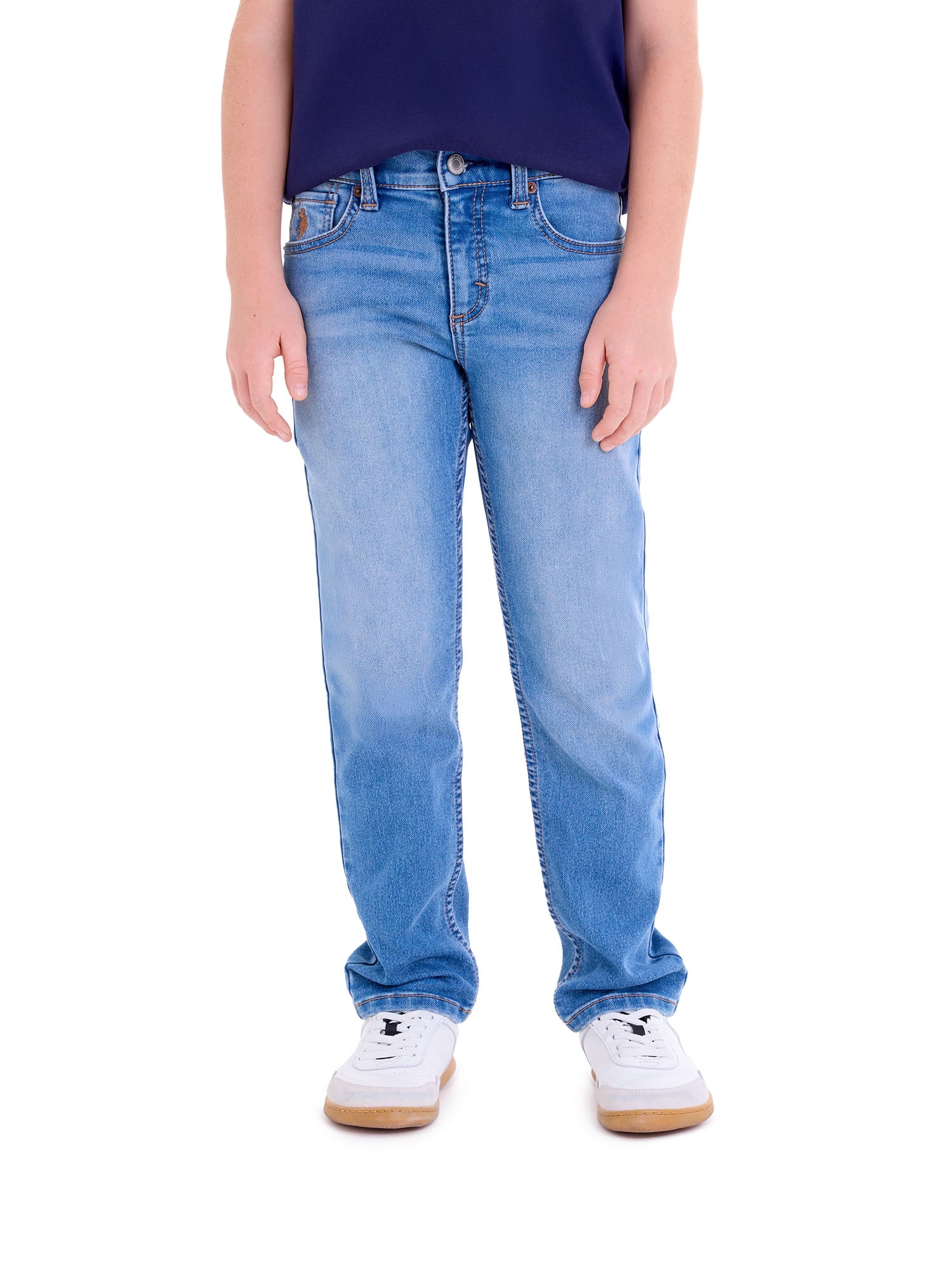 U.S. Polo Assn. Boys Straight Fit Denim Jean, Sizes 4-18