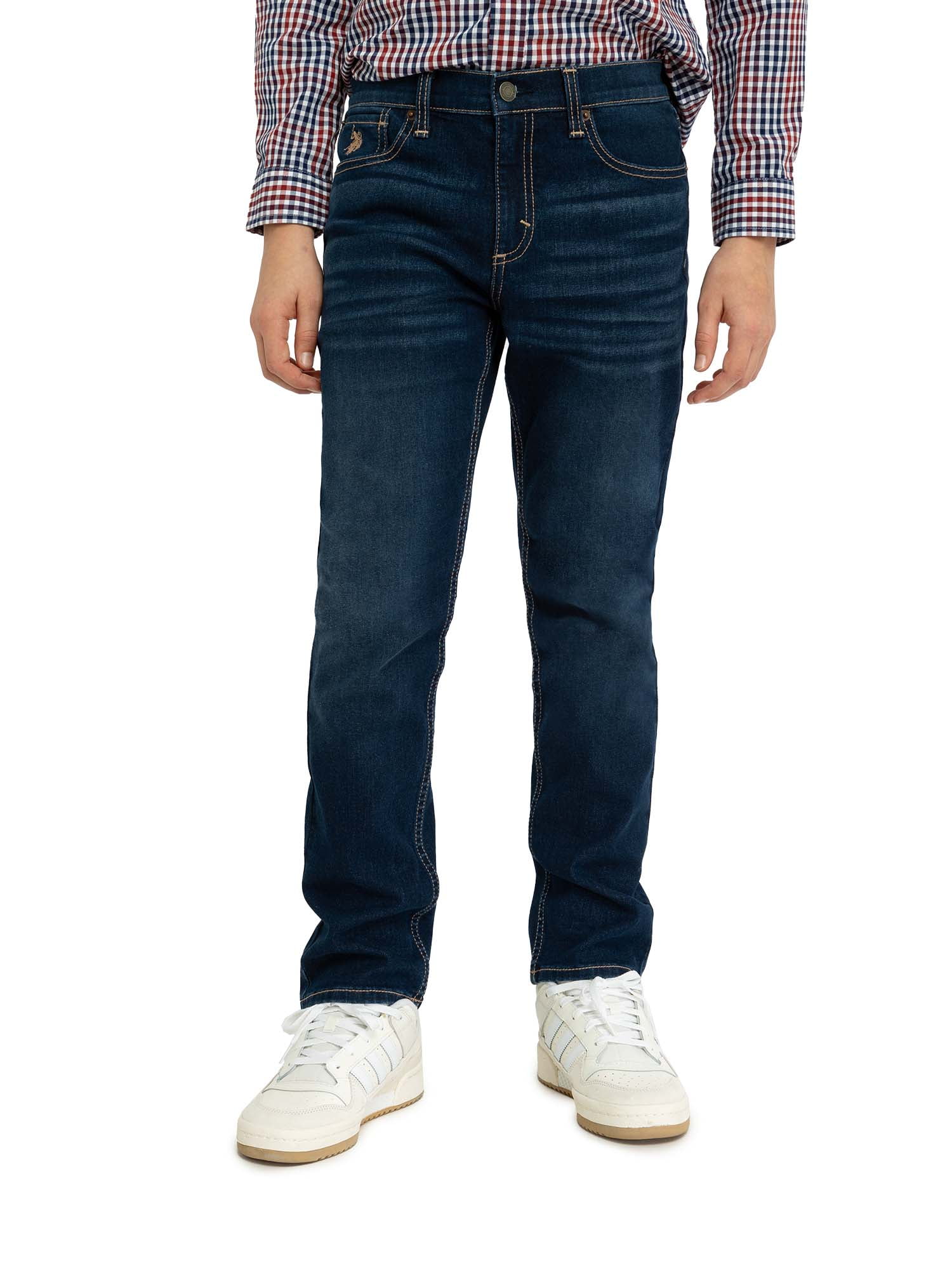 Boys Straight Fit Denim Jean, Sizes 4-18