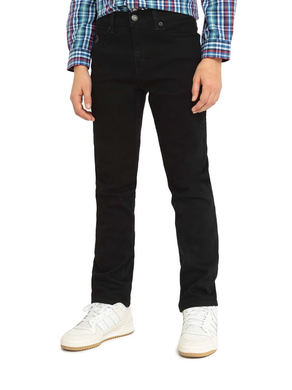 Boys Straight Knit Denim Jean, Sizes 4-18