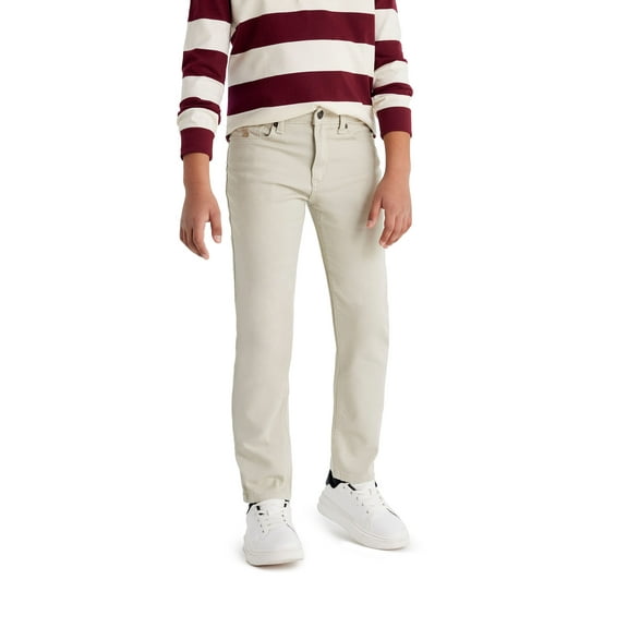 U.S. Polo Assn. Boys Stretch Twill 5-Pocket Straight Fit Pant, Sizes 4-18