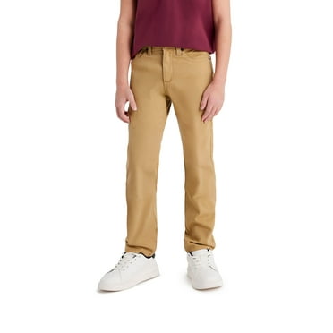 U.S. Polo Assn. Boys Stretch Twill 5-Pocket Straight Fit Pant, Sizes 4-18