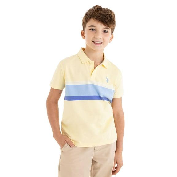 U.S. Polo Assn. Boys Stripe Jersey Polo Shirt, Sizes 4-18