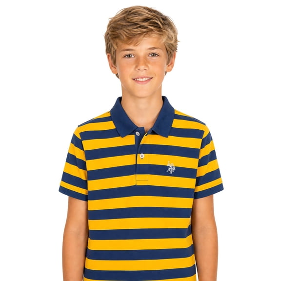 U.S. Polo Assn. Boys Striped Polo Shirt, Sizes 4-18