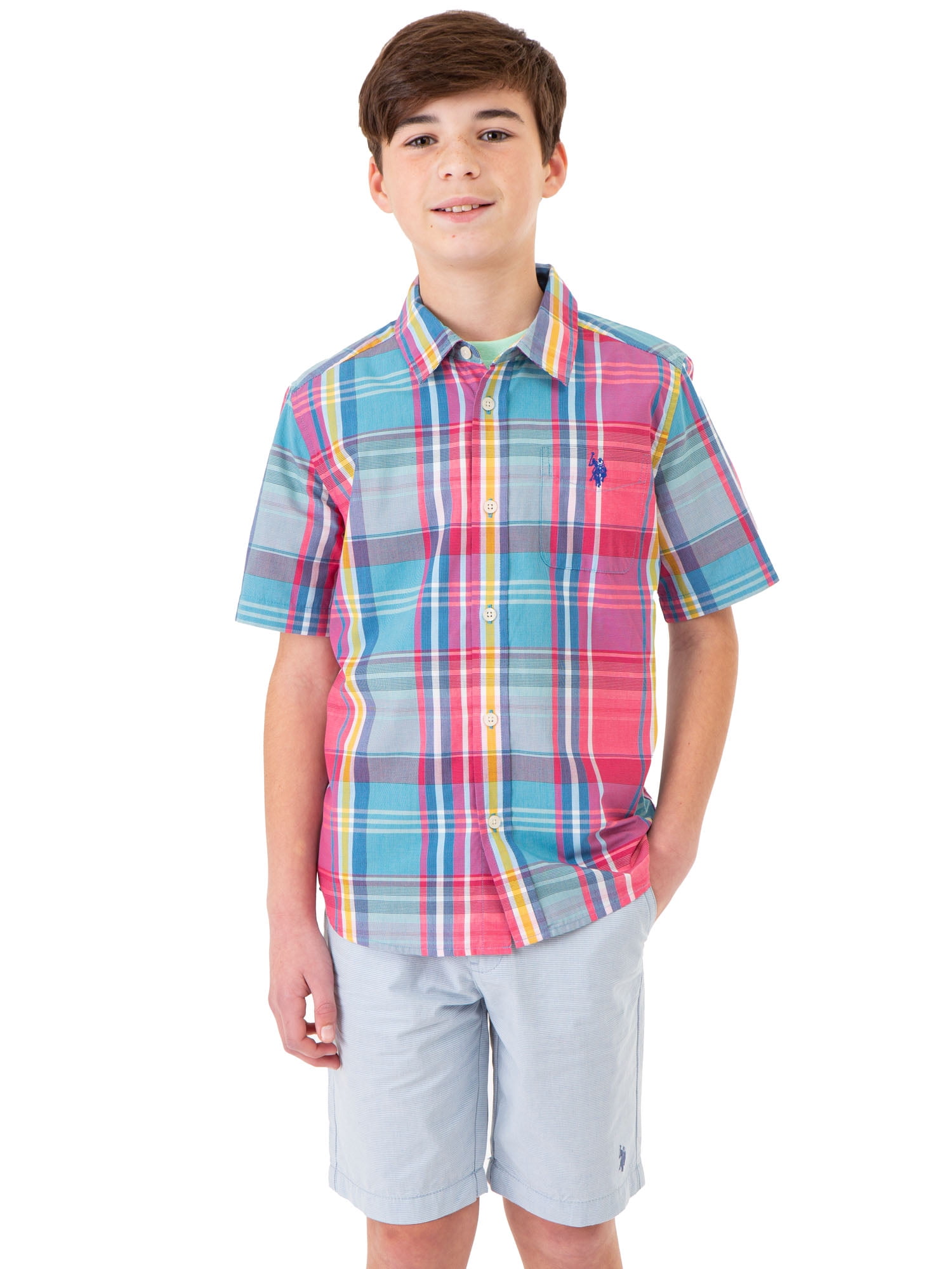 Walmart boys cheap dress shirts