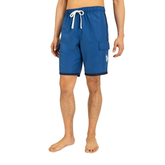 U.S. Polo Assn. Men's & Big Men's Cargo Swim Shorts, Sizes S-3XL