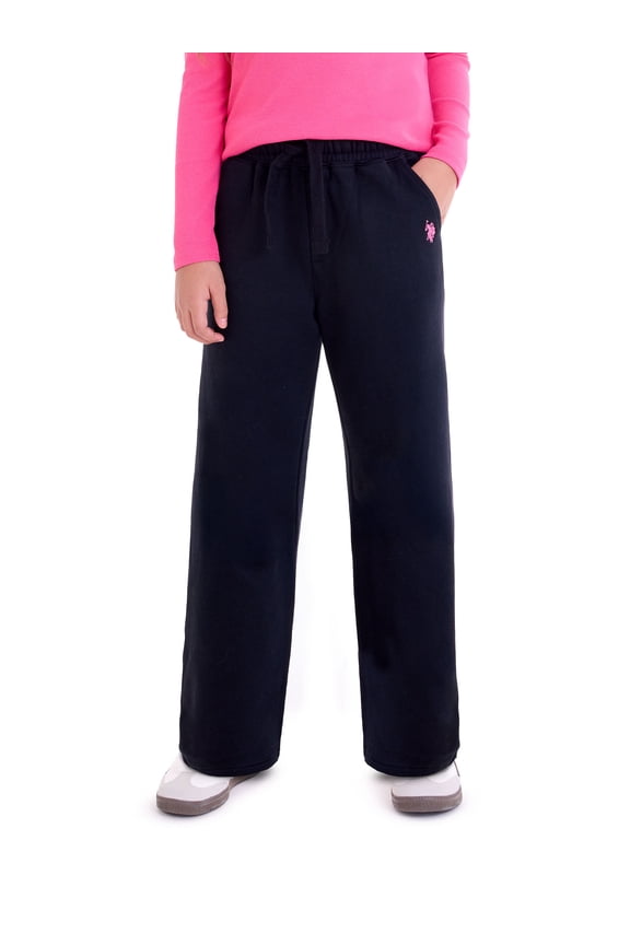 Girls Classic Straight Fleece Pant, Sizes 4-18