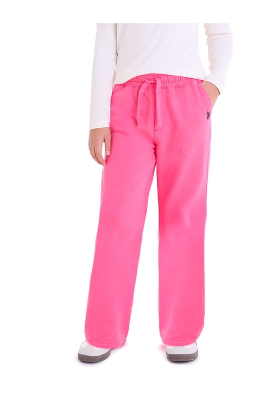 Girls Classic Straight Fleece Pant, Sizes 4-18
