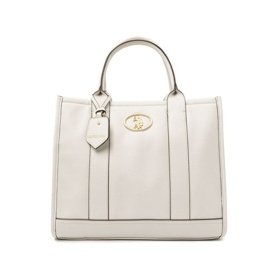 U.S. Polo Assn. Women's Heritage Tote Bag, Off White