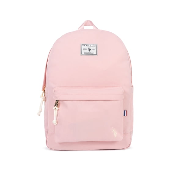 U.S. Polo Assn. Unisex Kid's 18" Solid Core Backpack, Blush