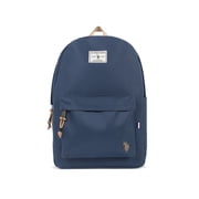 U.S. Polo Assn. Unisex Kid's 18 Solid Core Backpack, Navy