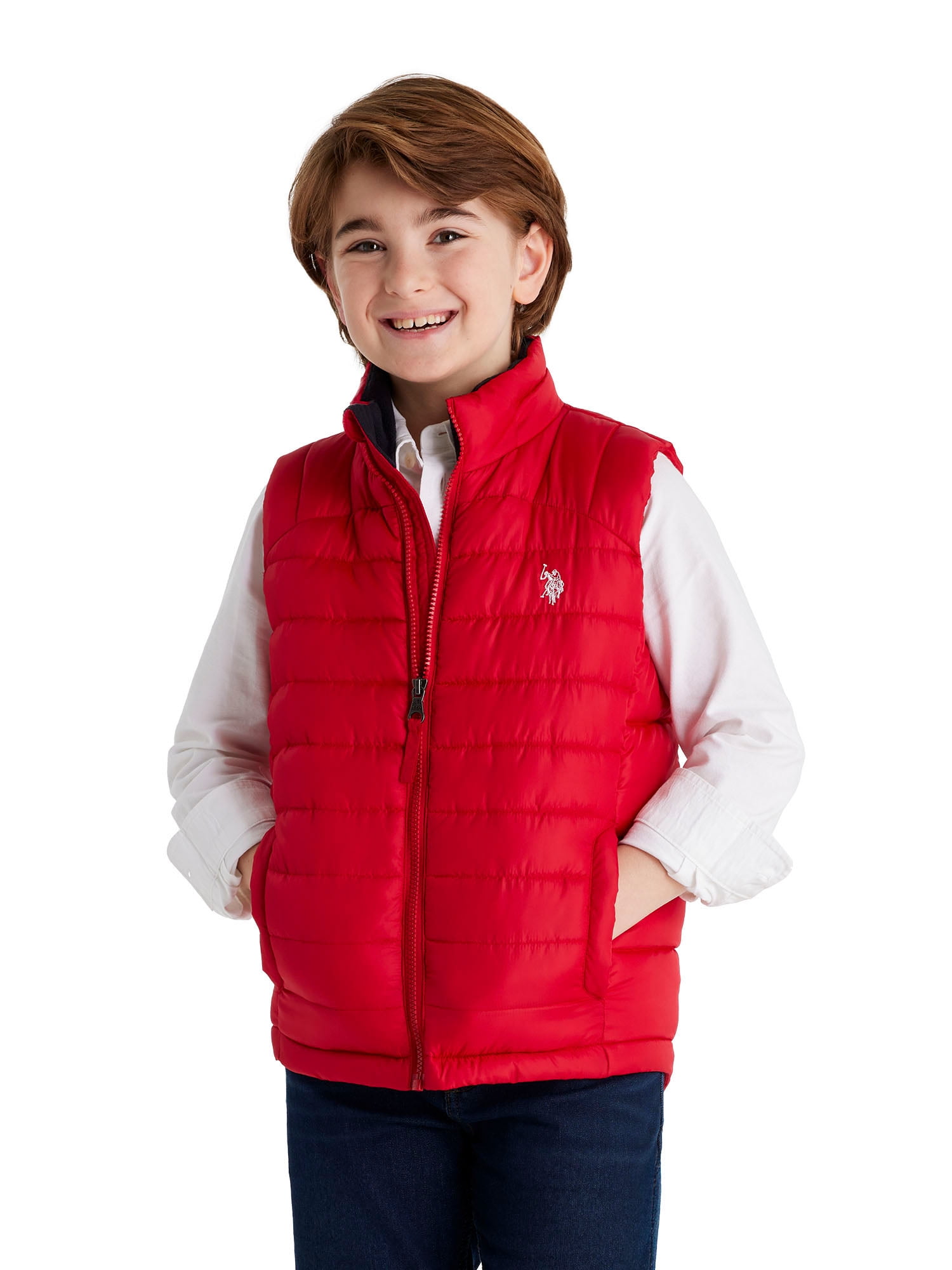 U.S. Polo Assn. Kids Puffer Vest, Sizes 4-18