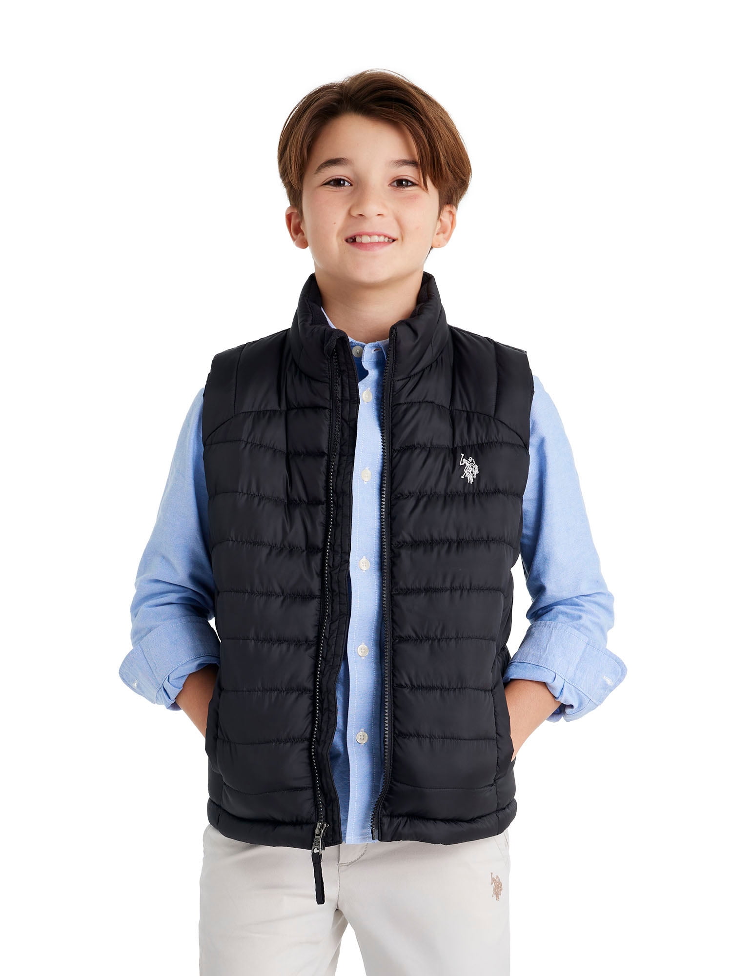 U.S. Polo Assn. Kids Puffer Vest, Sizes 4-18