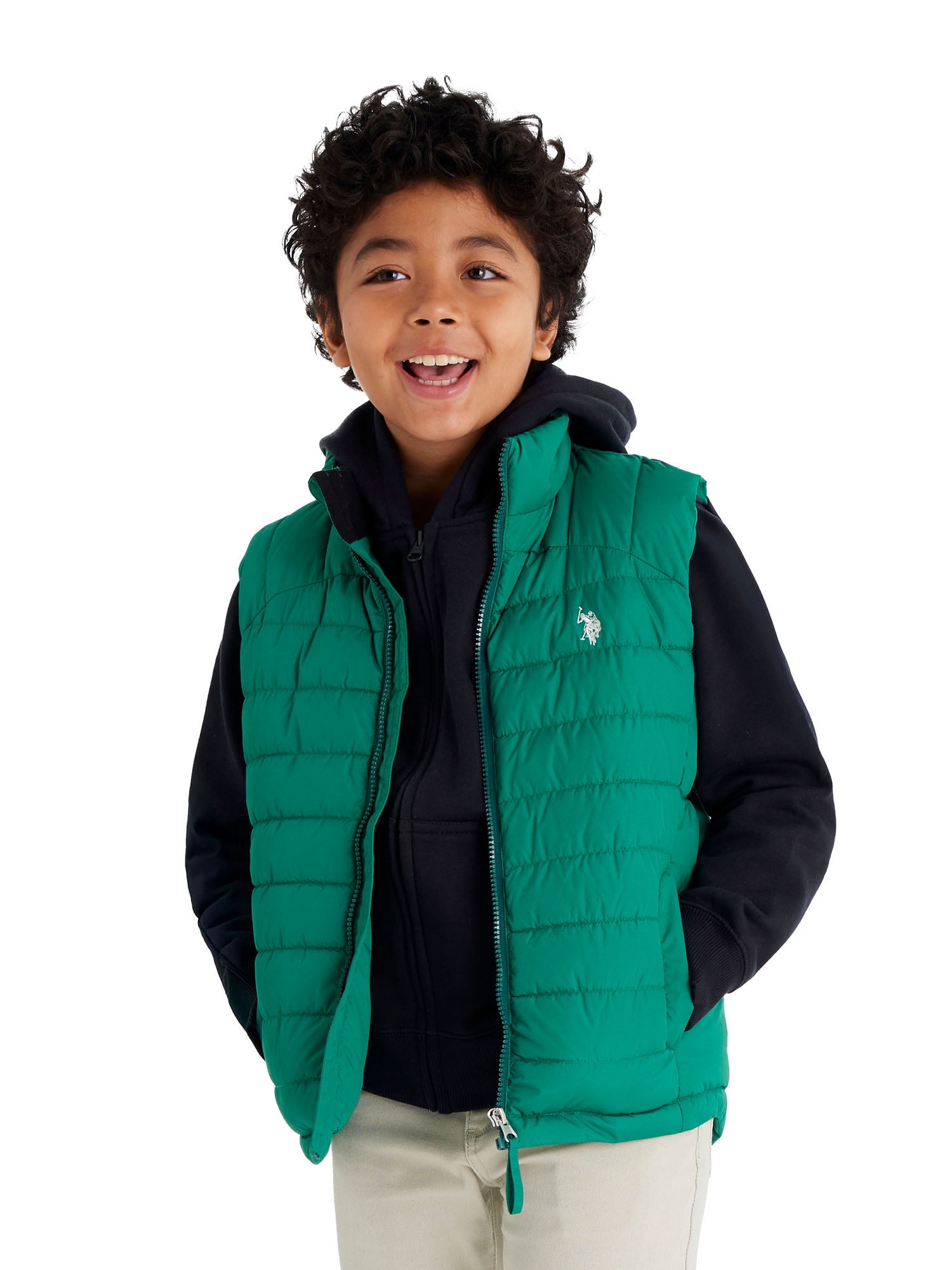 U.S. Polo Assn. Kids Puffer Vest, Sizes 4-18