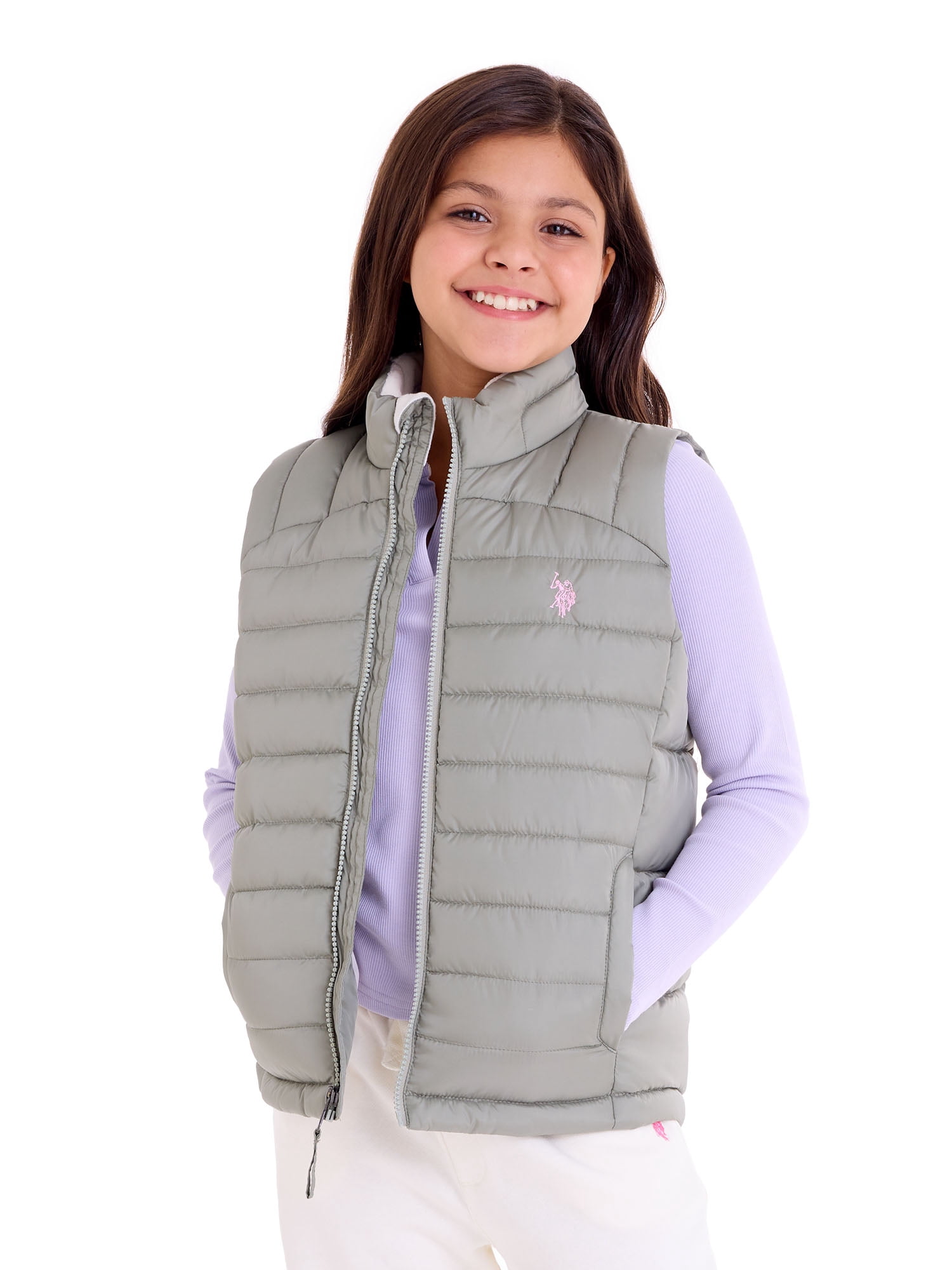 U.S. Polo Assn. Kids Puffer Vest, Sizes 4-18