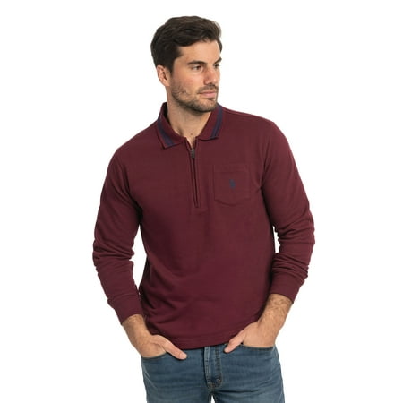 U.S. Polo Assn. Men's All Day Tipped Quarterzip