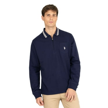 U.S. Polo Assn. Men's All Day Tipped Quarterzip
