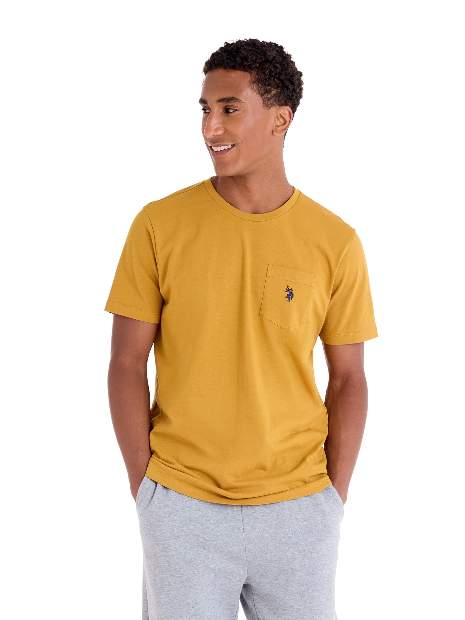 U.S. Polo Assn. Men's Short Sleeve Crew Neck Pocket T-Shirt