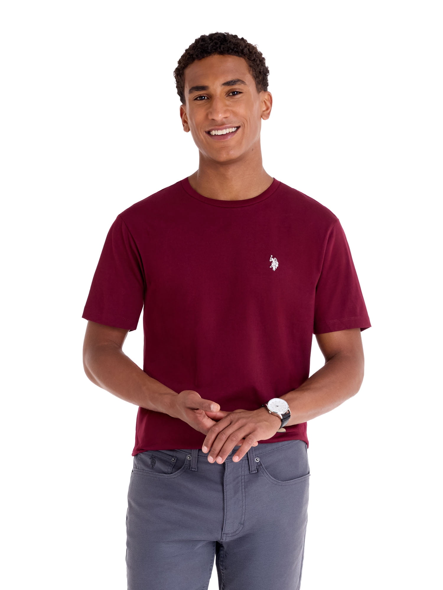 U.S. Polo Assn. Men's Basic Short Sleeve Crew T-Shirt