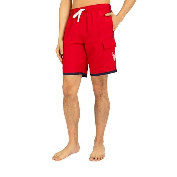 U.S. Polo Assn. Men's & Big Men's Cargo Swim Shorts, Sizes S-3XL