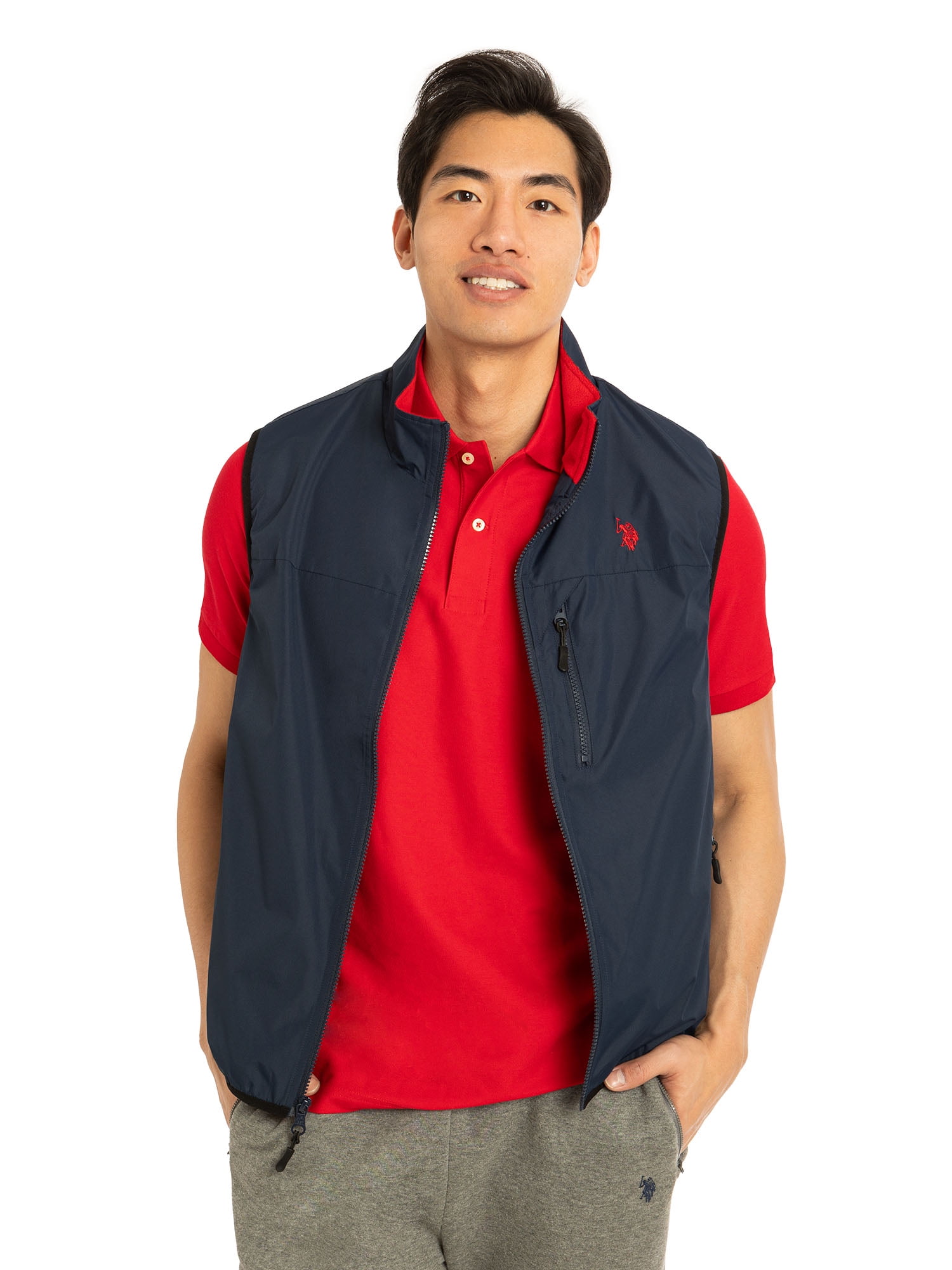 U.S. Polo Assn. Men's & Big Men's Fleece Lined Vest, Sizes S-3XL