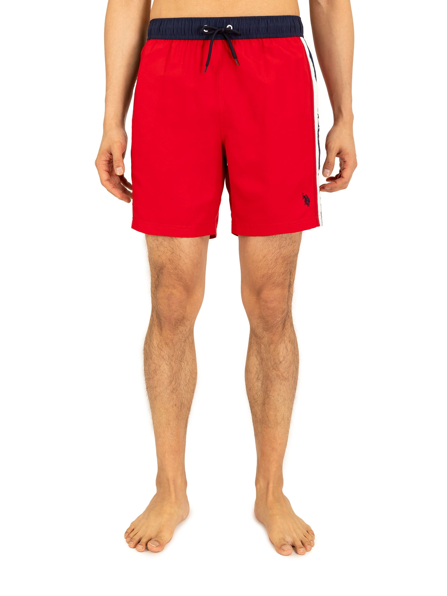U.S. Polo Assn. Men's & Big Men's Side Stripe Swim Shorts, Sizes S-3XL
