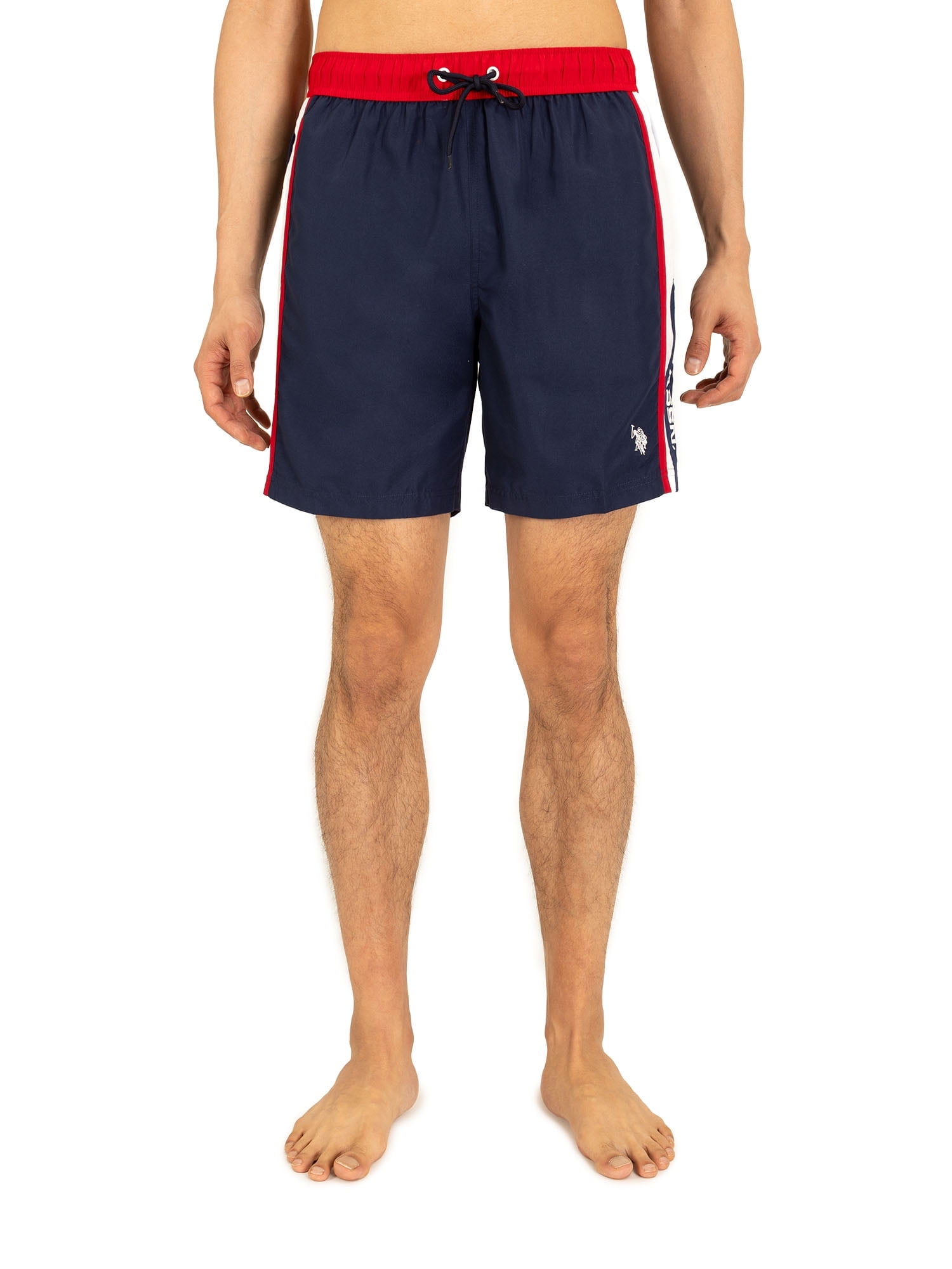 U.S. Polo Assn. Men's & Big Men's Side Stripe Swim Shorts, Sizes S-3XL
