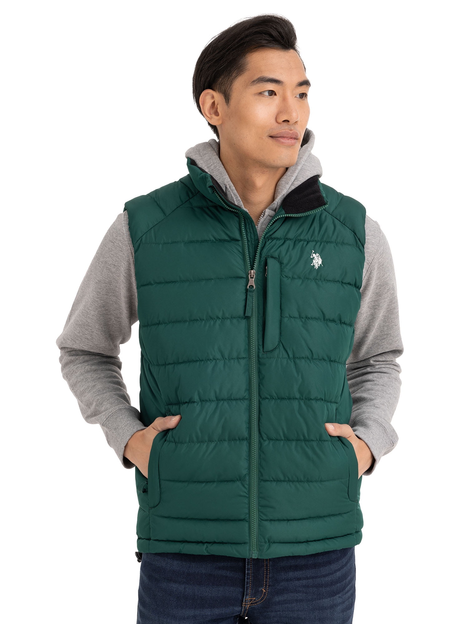 U.S. Polo Assn. Men's & Big Men's Signature Puffer Vest, Sizes S-3XL